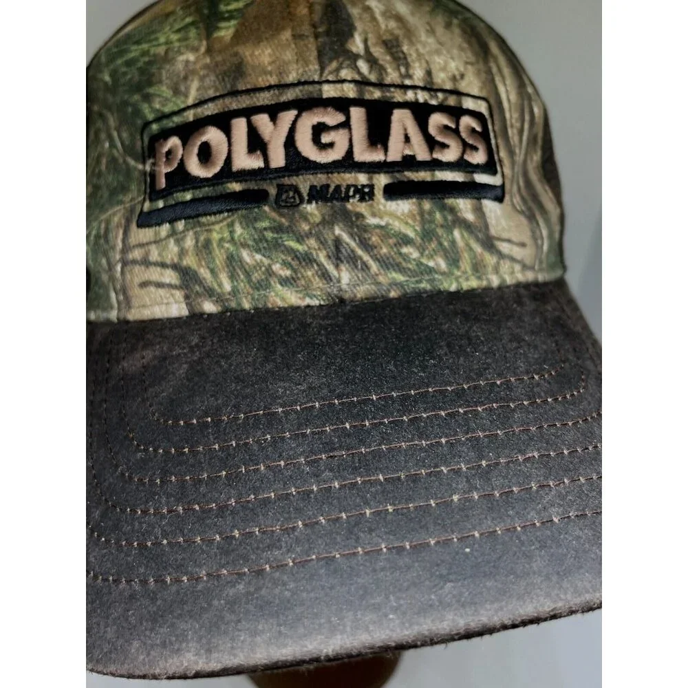CONTINENTAL POLYGLASS MAPS CAMO baseball cap hat strap back hunting